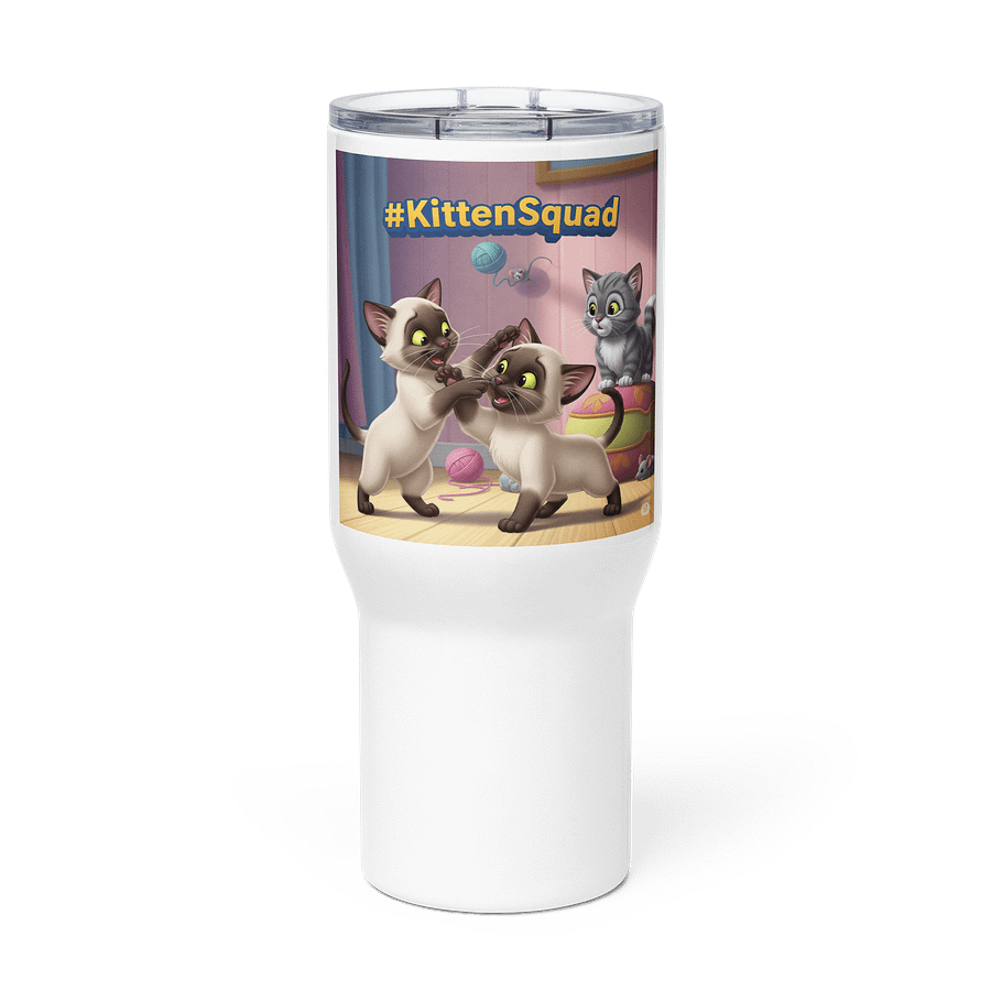 KittenSquad Stainless Steel Travel Mug product image (3)