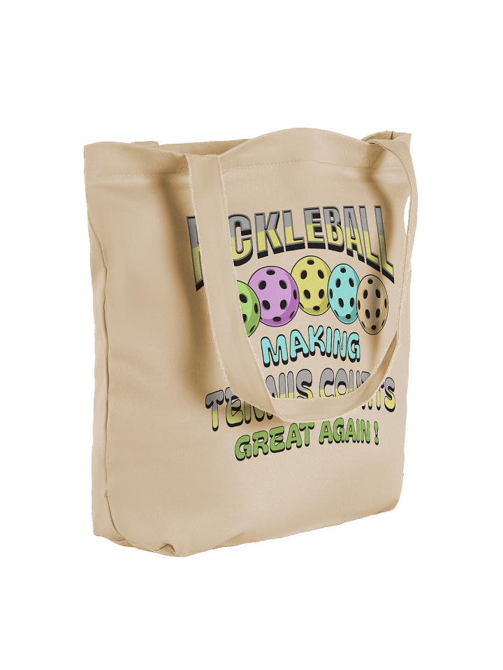 Pickleball Making Tennis Courts Great Again Revolution Eco Tote product image (4)