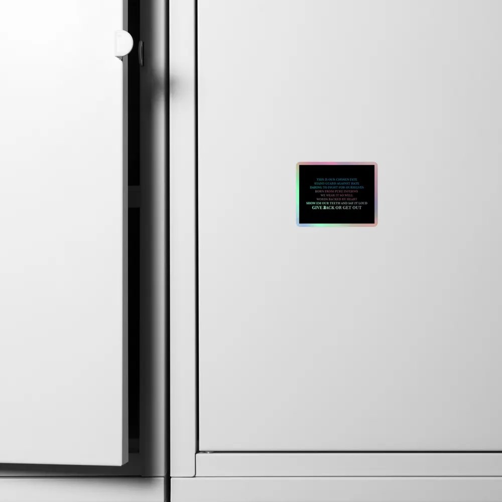 Mantra holographic sticker product image (4)