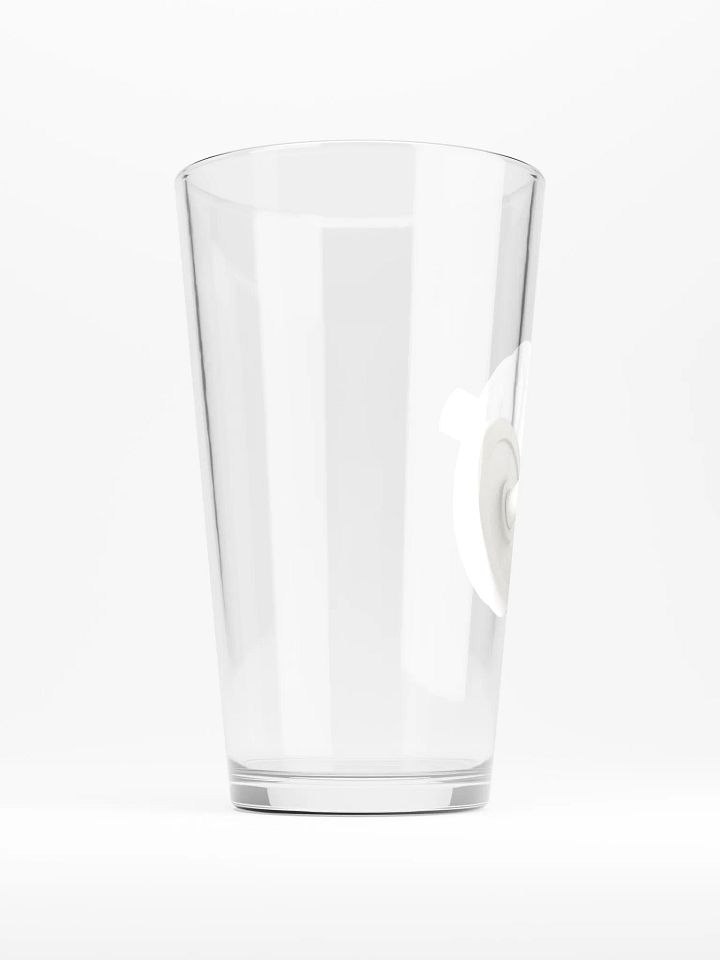 White Dumbbell Pint Glass product image (2)