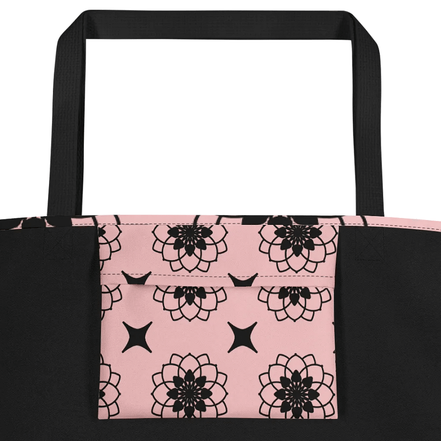 Gorgeous Blush and Black Pattern All Over Print Tote product image (4)