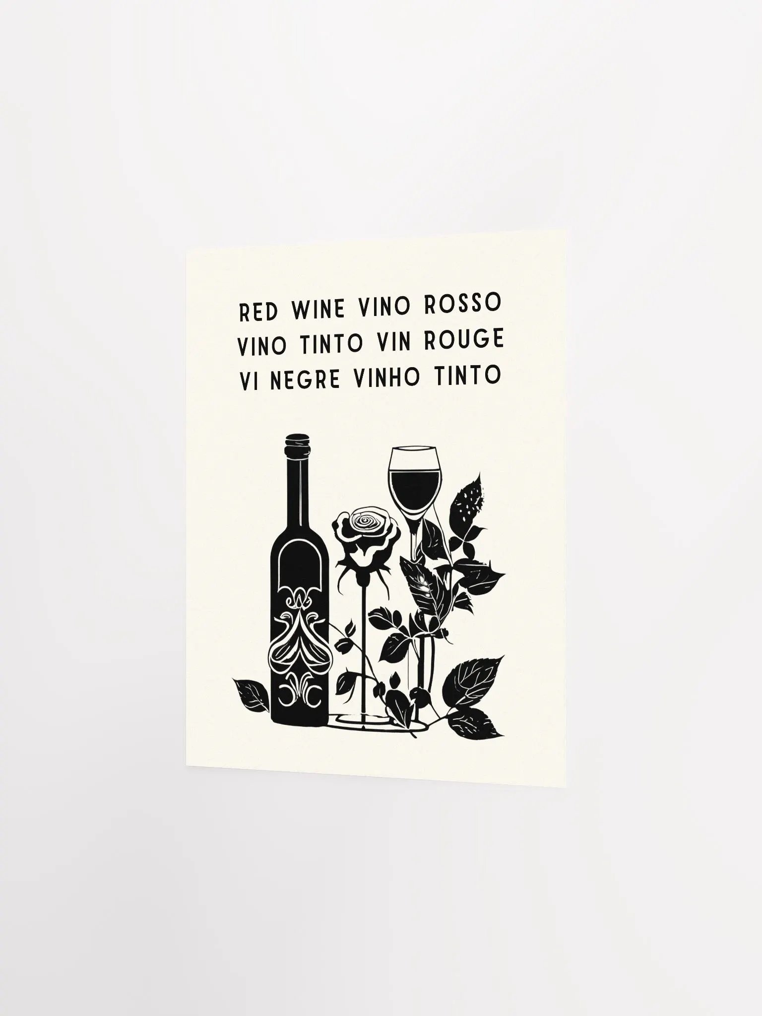Red Wine Poster - Enhanced Matte Paper Poster product image (2)