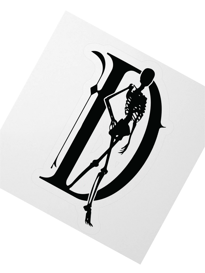 Deathstetics D Kiss Cut Stickers product image (2)