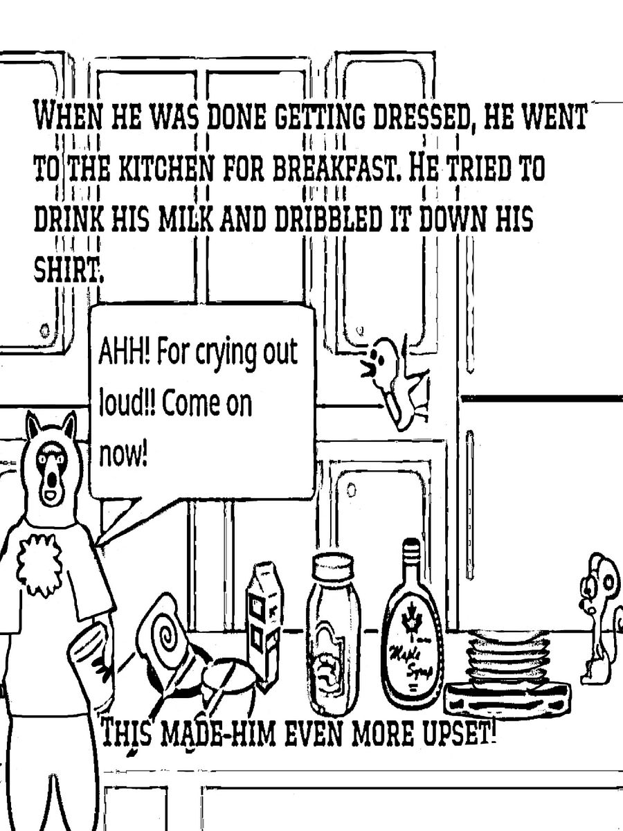 The Angry Little Bear Coloring Story for Kids product image (6)