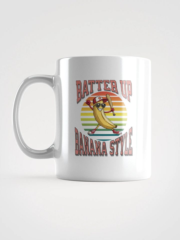 Batter Up Banana Style Baseball Cheerful Blast Mug product image (1)