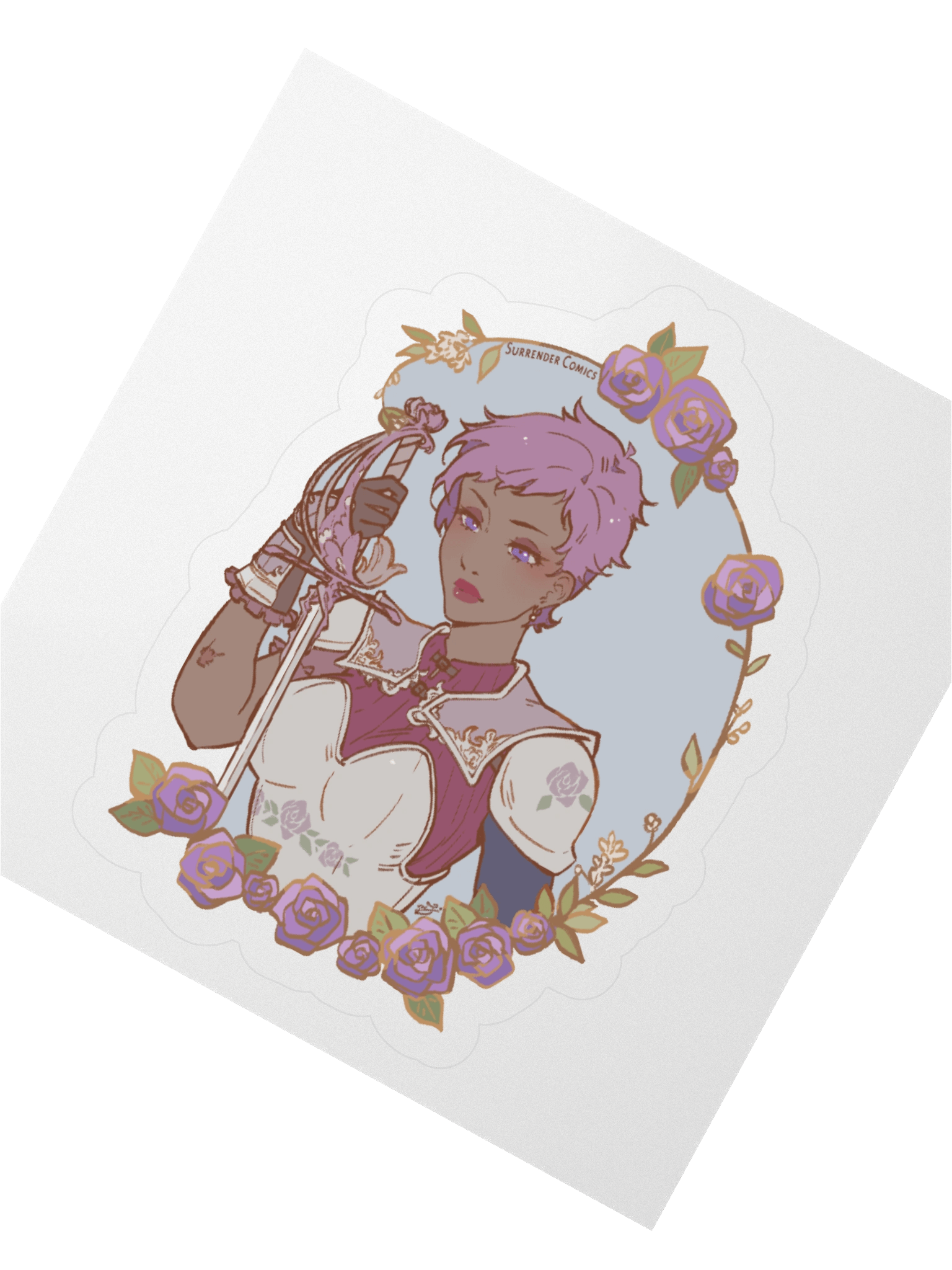 Strength of a Rose Sticker - Ransomed Wings product image (2)