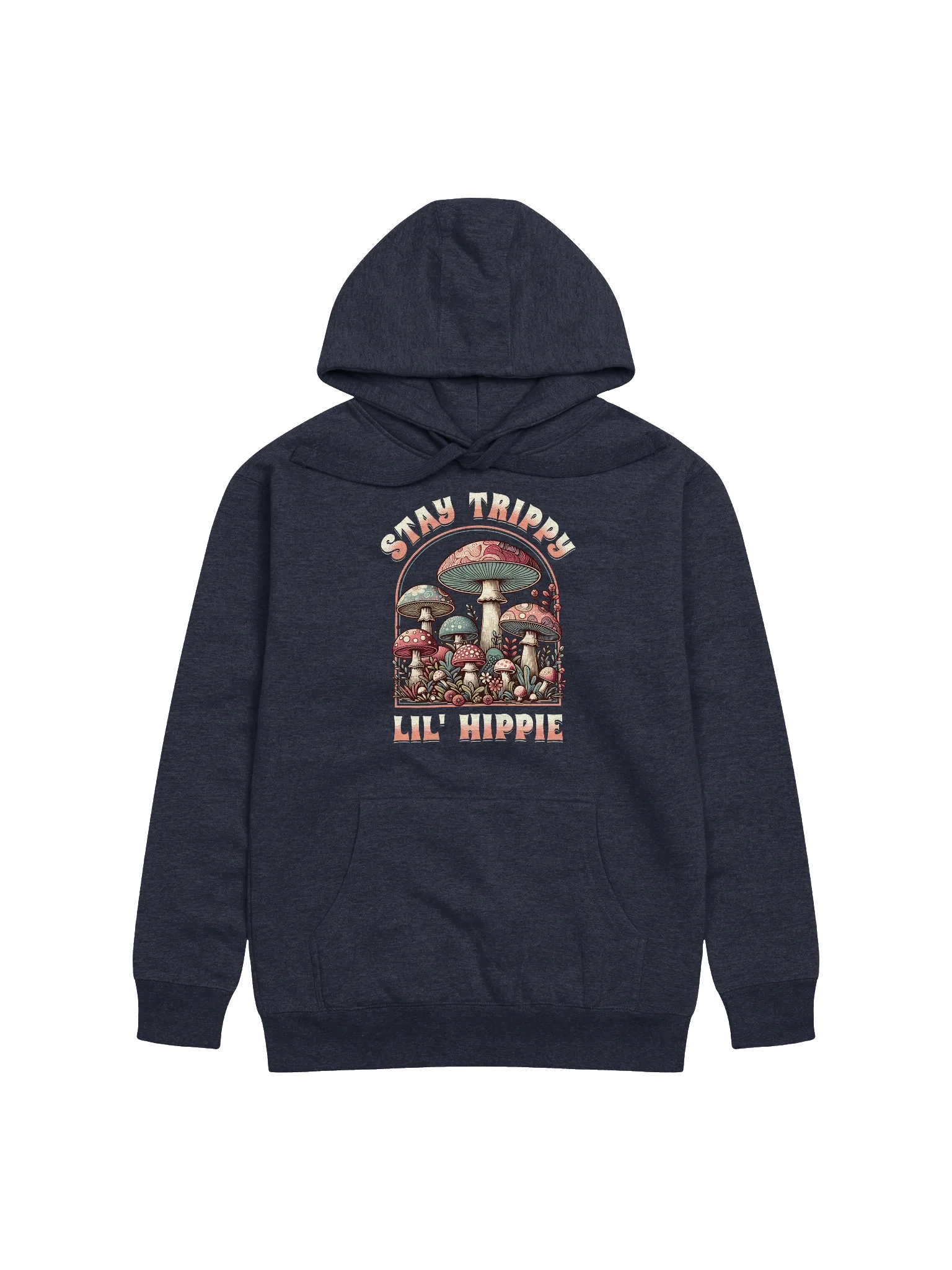Boho Groovy Mushroom Stay Trippy Lil Hippie Hoodie product image (6)