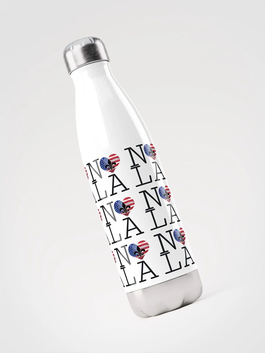 I LOVE NOLA **BIGSHOT BOTTLE LEGACY PRINT** (USA HEART STAINLESS STEEL) product image (3)