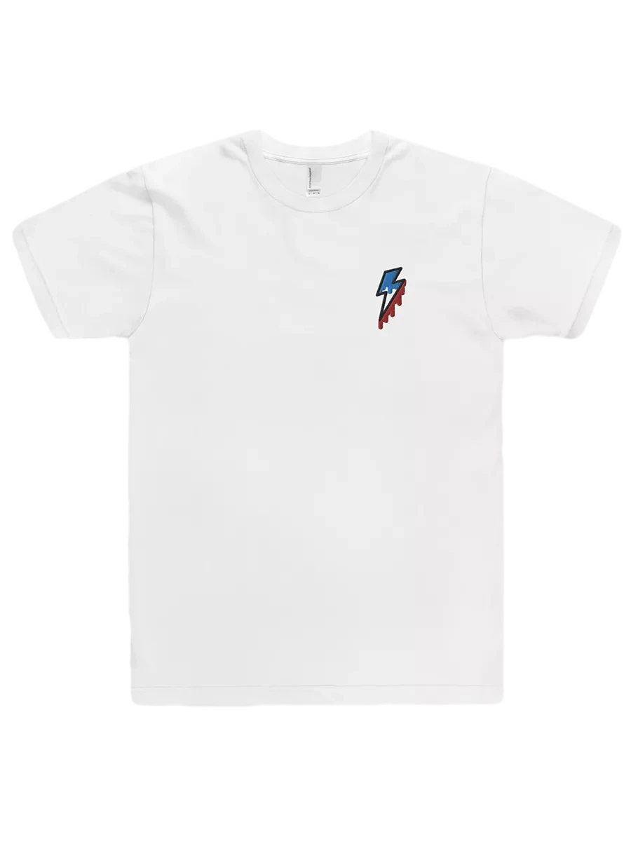 Embroidered lightning bolt - Unisex Jersey T-Shirt product image (1)
