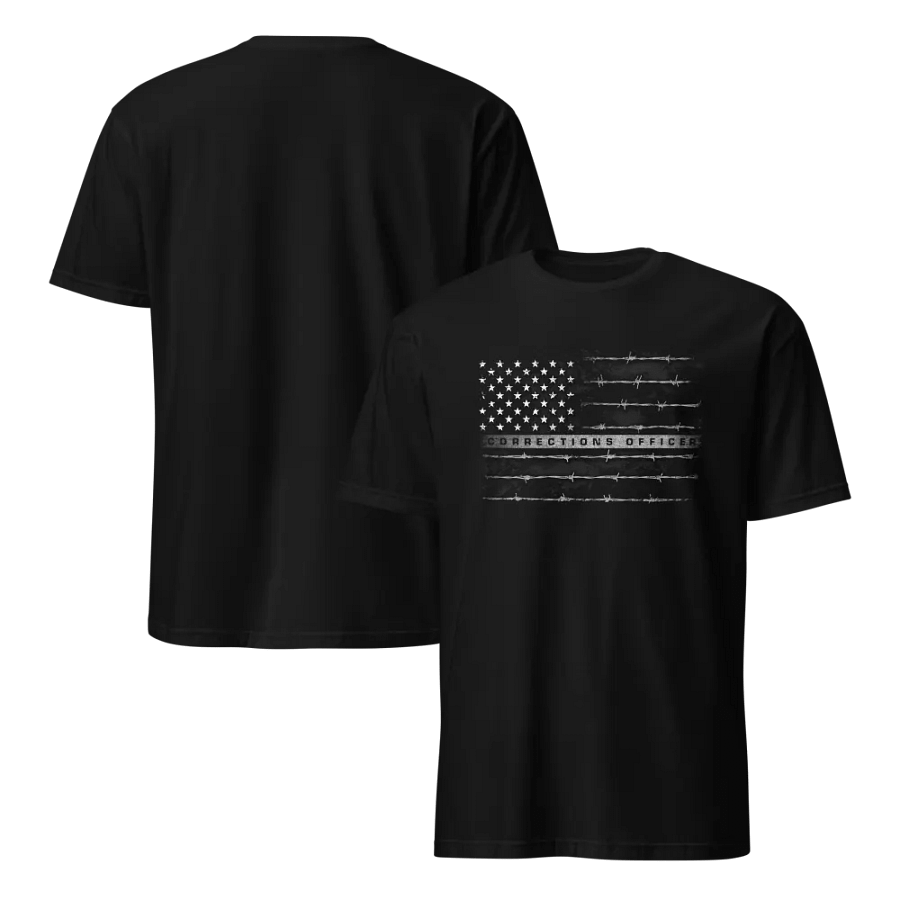 Corrections Officer Barbed Wire Flag product image (9)
