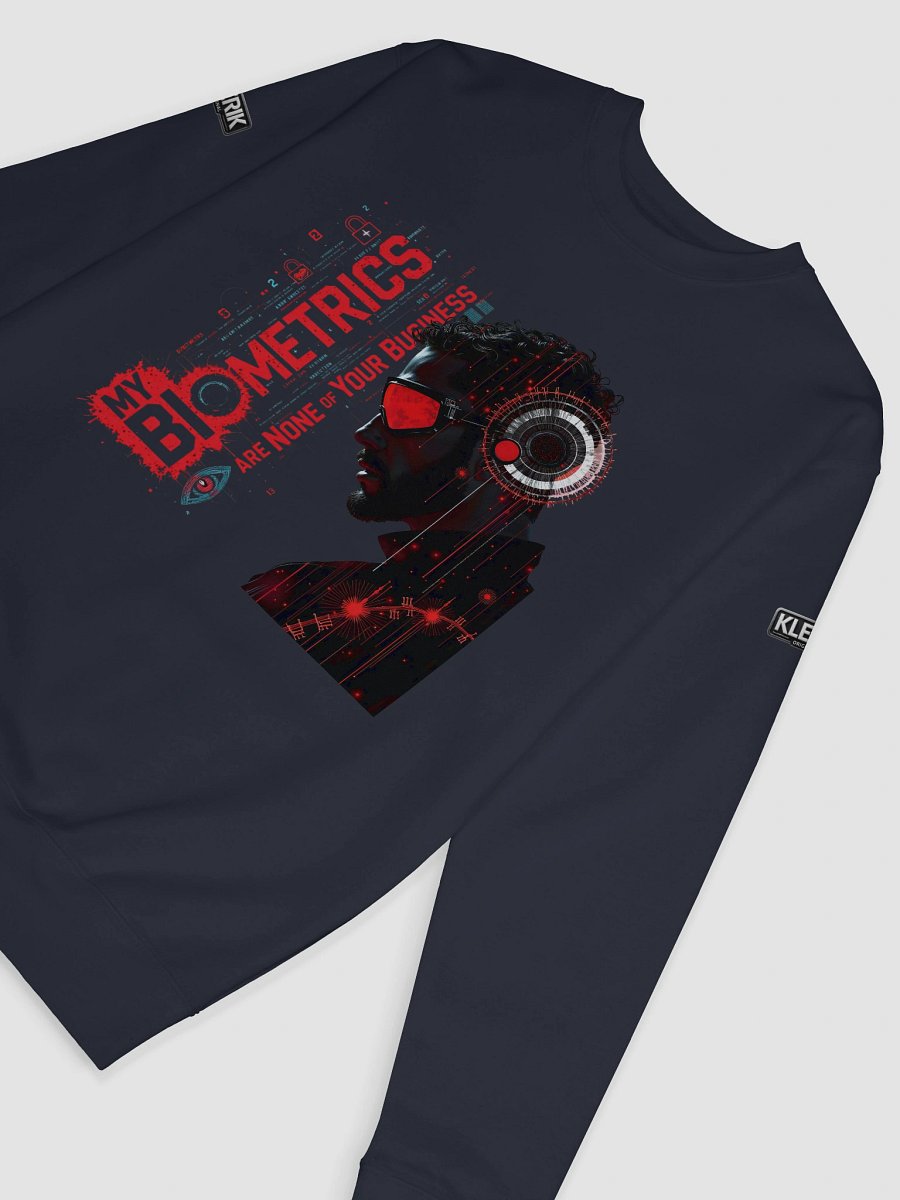 KLERIK Original Logo Premium Sweatshirt - My Biometrics Are None Of Your Business product image (54)