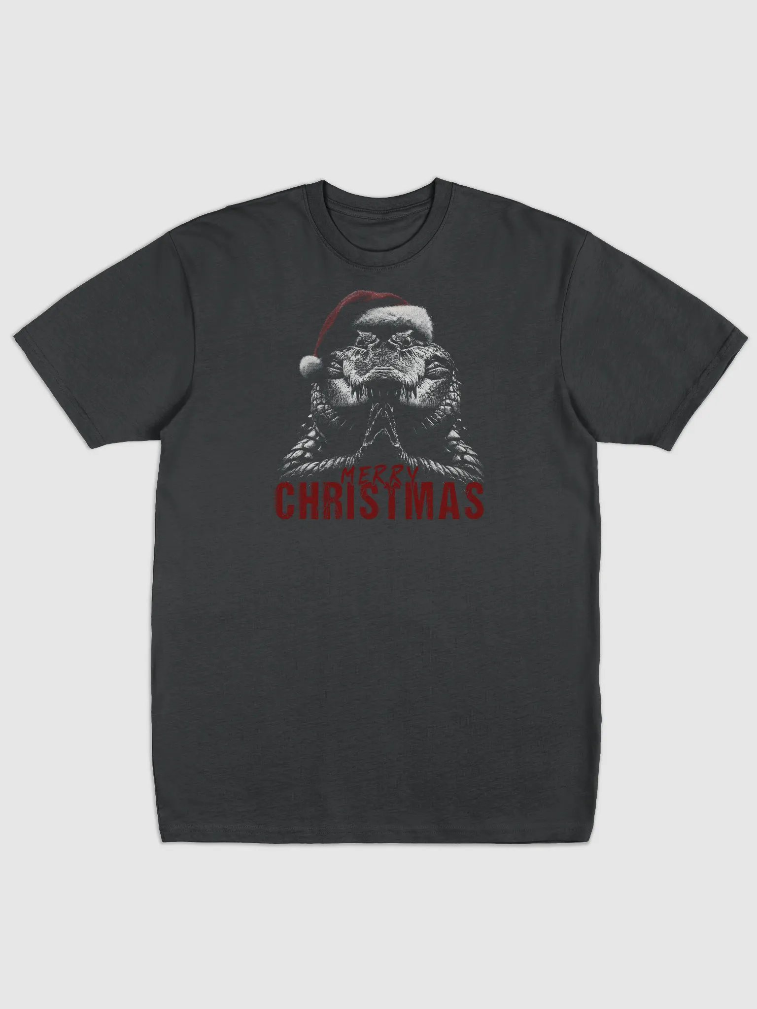 Santa Crocodile Merry Christmas Tee product image (1)