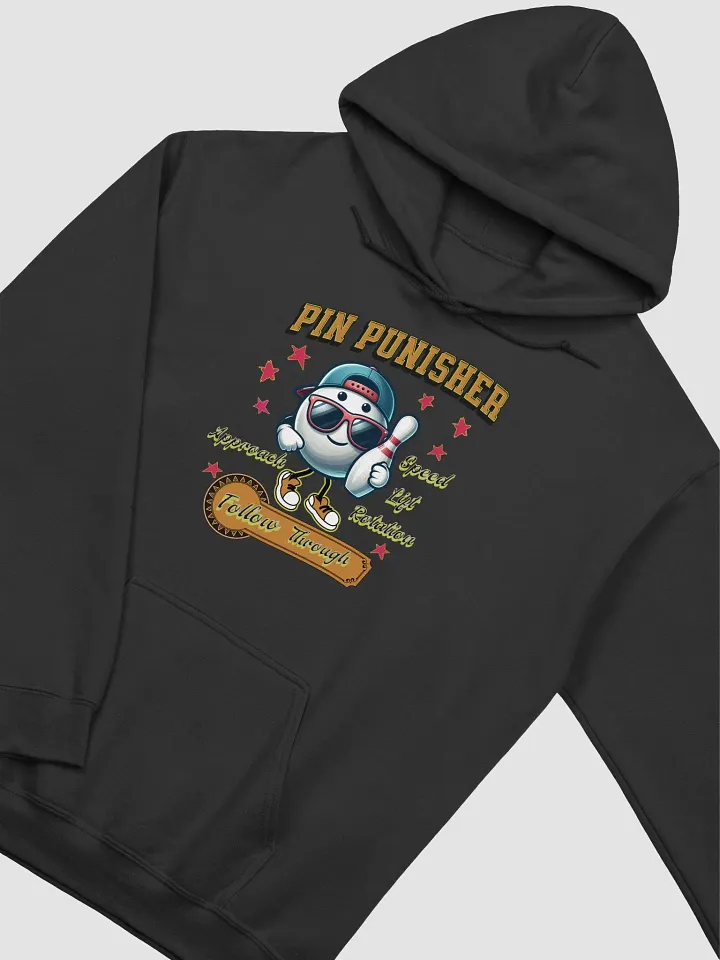 Pin Punisher Bowling Illustrated Hoodie product image (2)