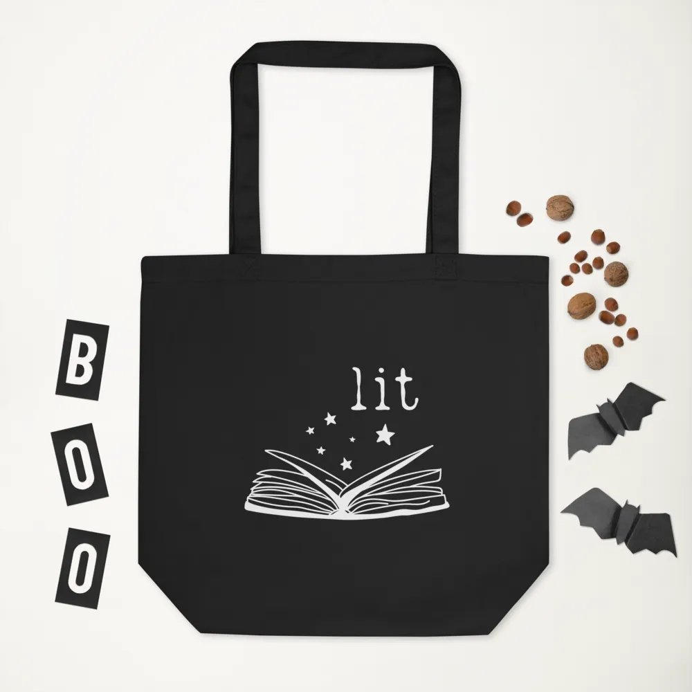 bookish book bag (2-sided) product image (1)
