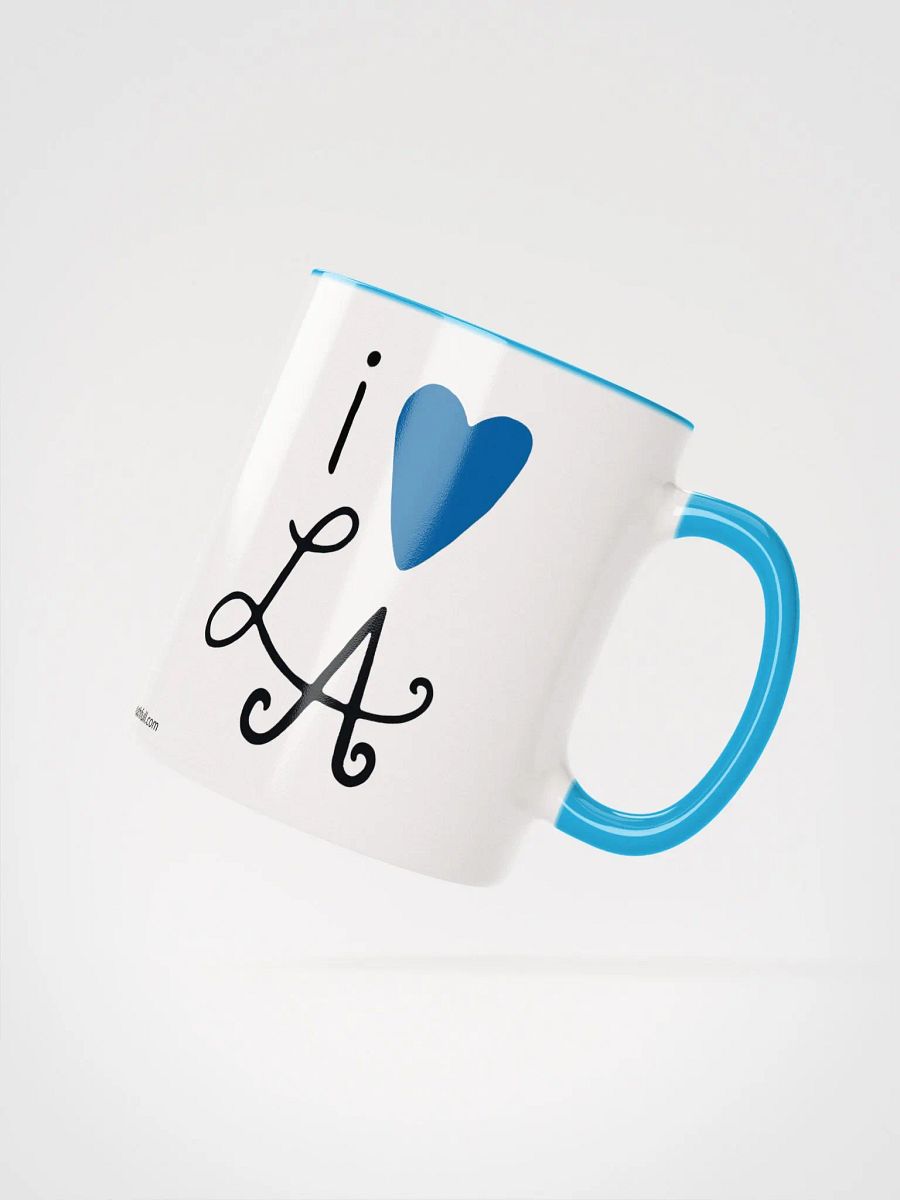 i ❤️ LA Mug w Blue Handle ~ Dodger Blue product image (4)