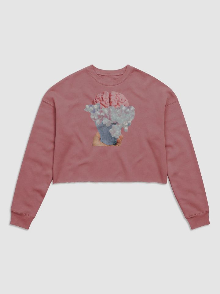 Brain Bath Cropped Sweatshirt product image (17)
