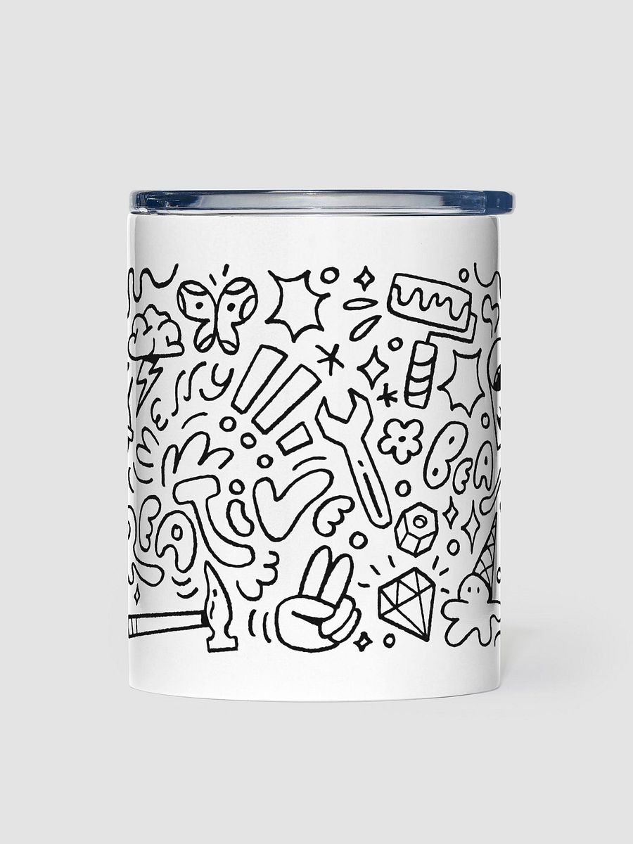 CREATIVE CHAOS - Tumbler - Black txt product image (1)