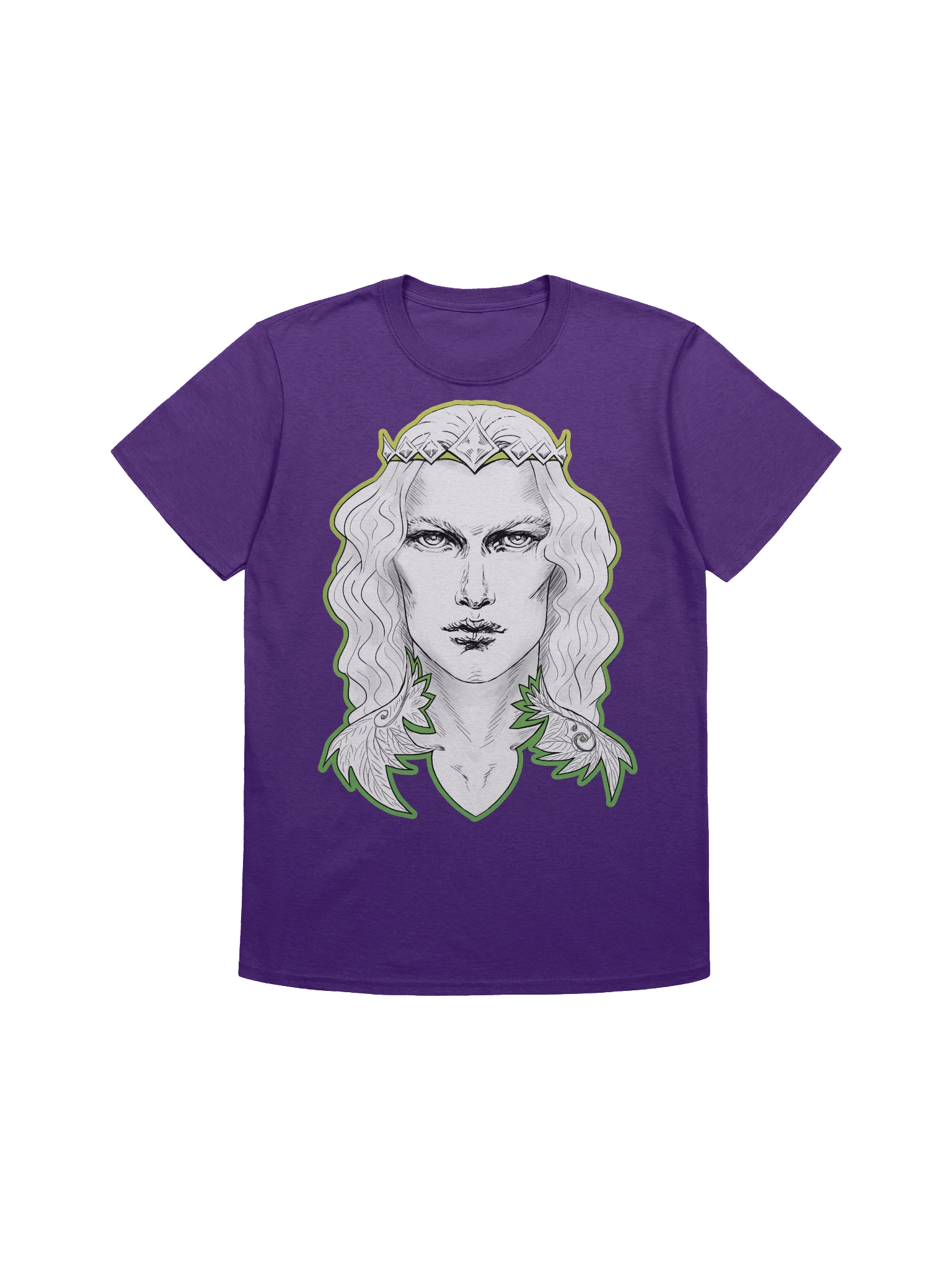 Prince Charming Green Lines Relaxed Fit Softstyle Unisex T-Shirt product image (4)