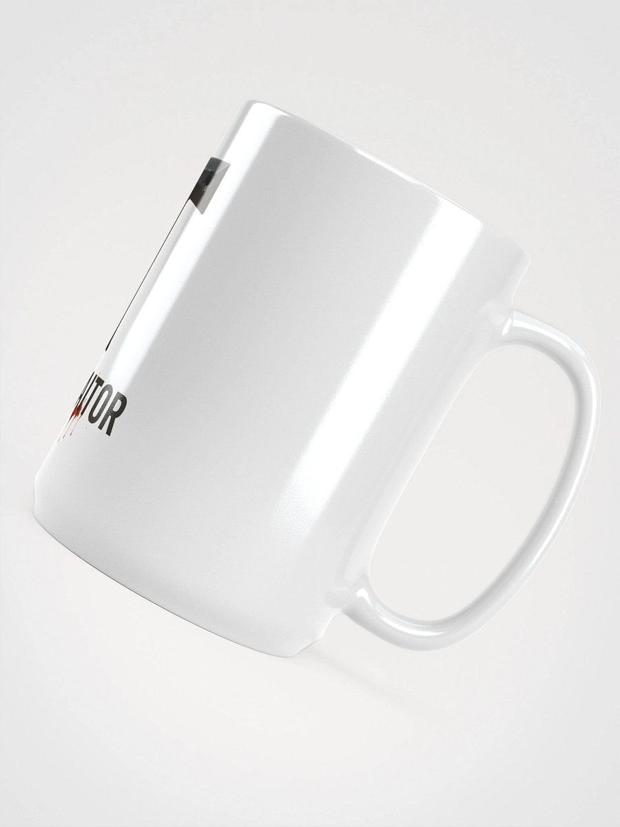T as in traitor white glossy ceramic mug by dark alphabet product image (4)