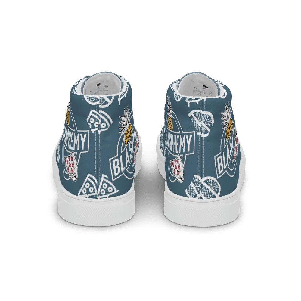 Blasphemy High Top Teal/White Female product image (3)