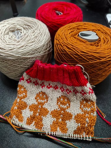 Happy Gingerbread Socks 🍪

---

Is it okay to yell about Christmas already? This pattern made me extremely happy and I had to...