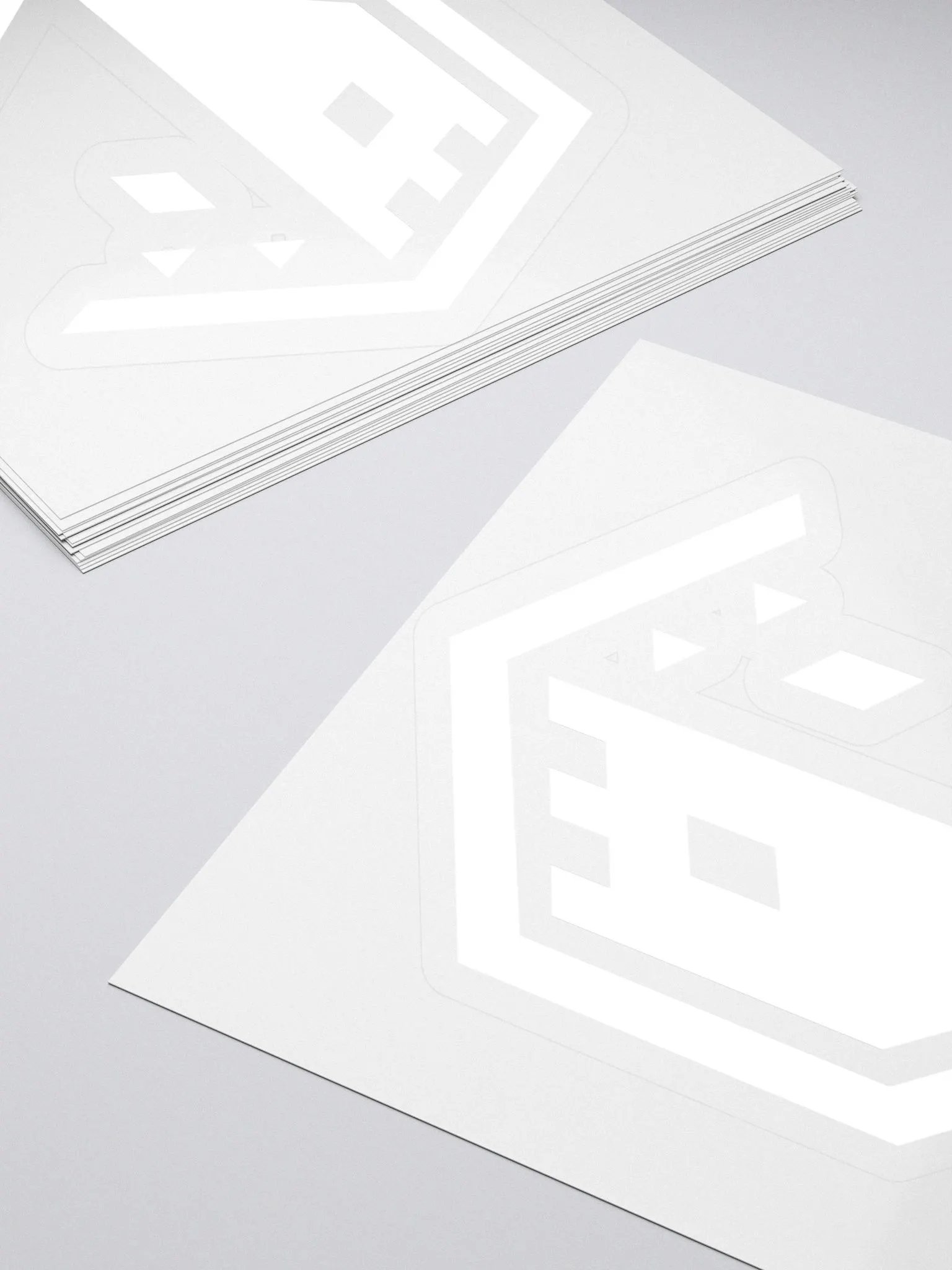 Castle Logo Sticker White product image (4)