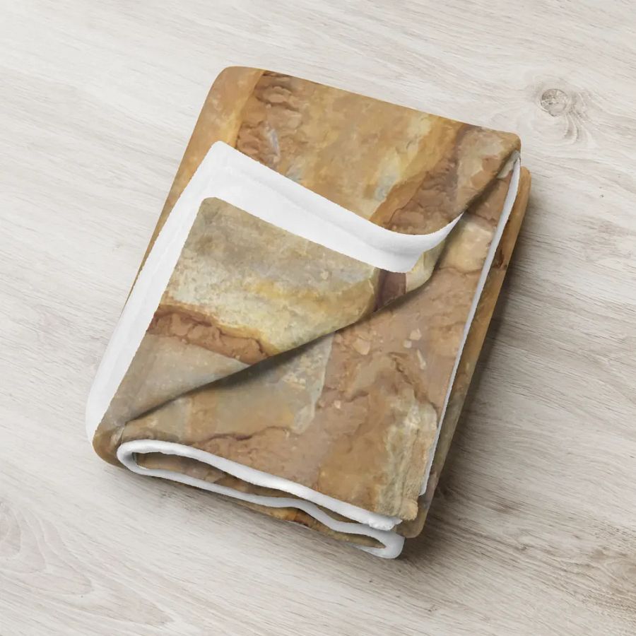 "Choco" Stone Wall Throw Blanket product image (9)