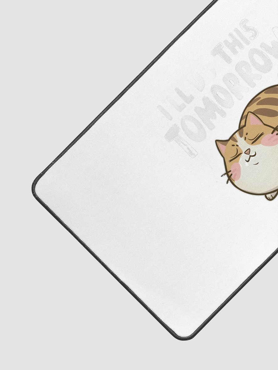 Funny Lazy Cat -'I'll Do This Tomorrow' Minimalist Procrastination Humor product image (3)