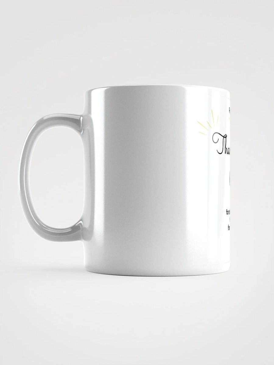 "Thank You, God" Gratitude Mug product image (6)