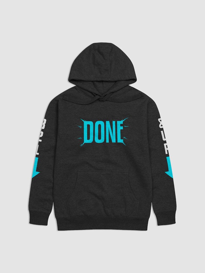 'DONE' Blue Hoodie - Darks product image (4)