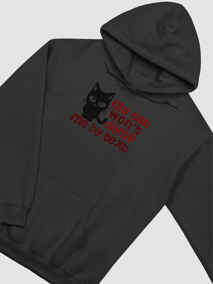 My cat won't dump me by text - hoodie product image (14)