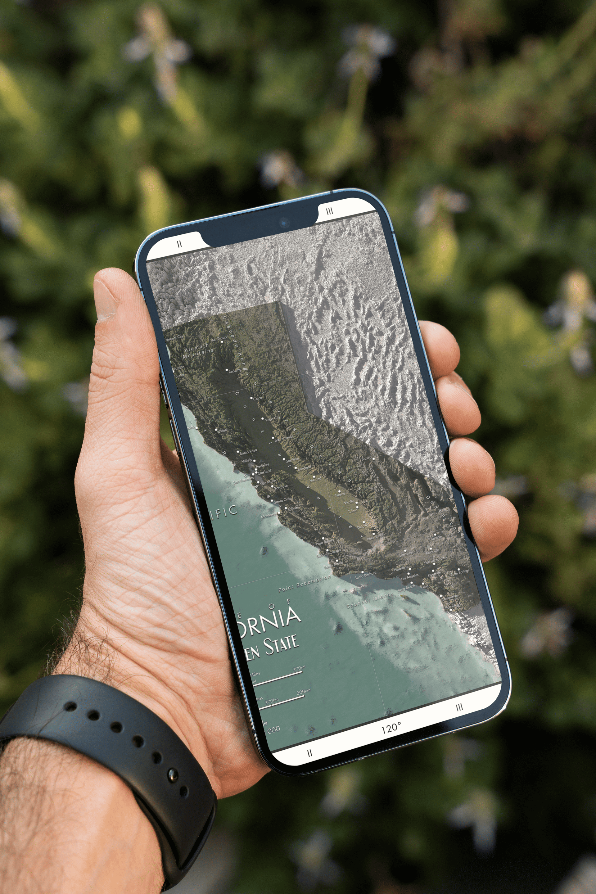 The State of California - Digital High Resolution Map product image (3)