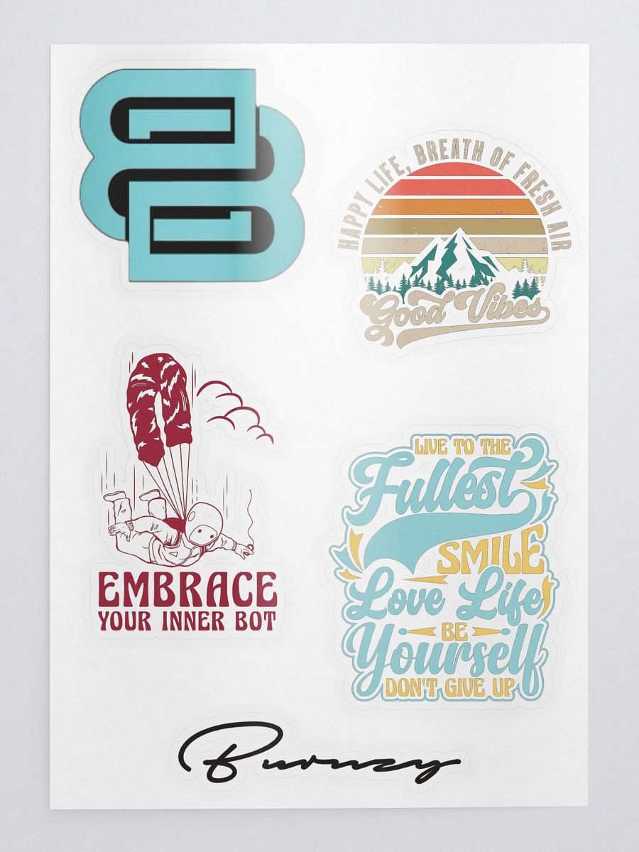 GOOD VIBES AND POSTIVE ENERGY STICKER COLLECTION product image (1)