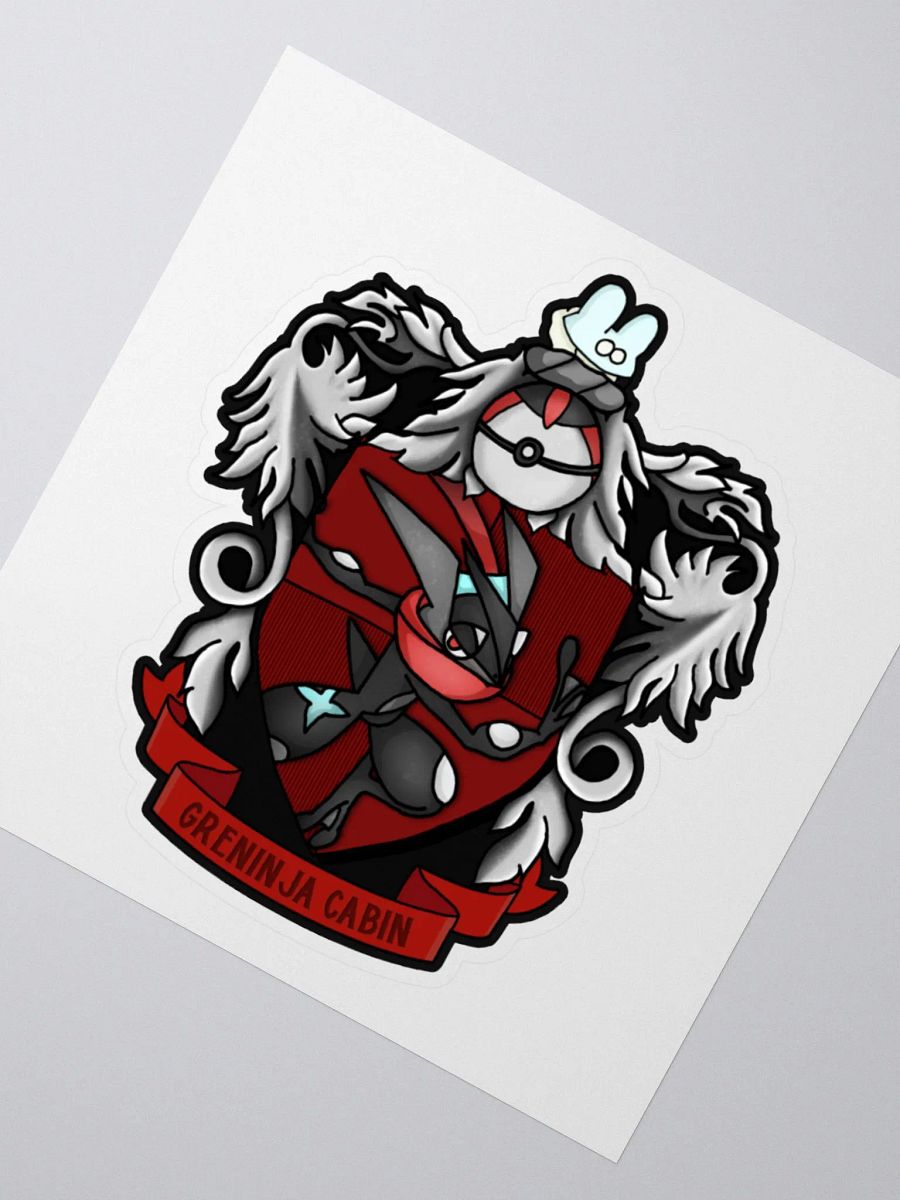 Frog Cabin Badge Sticker product image (2)