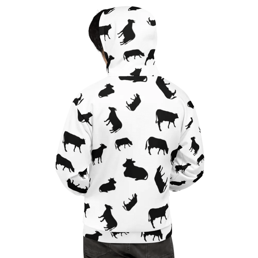 COW PATTERN UNISEX HOODIE product image (2)