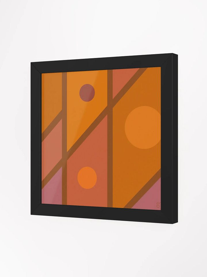 Geometric Harmony Framed Poster - Abstract Composition No. 2 product image (24)