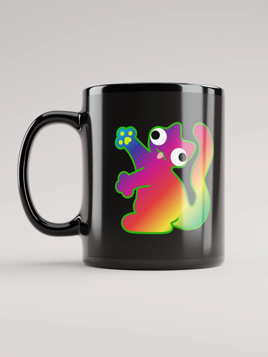 Black Mug - Rainbow DerpCat II product image (12)