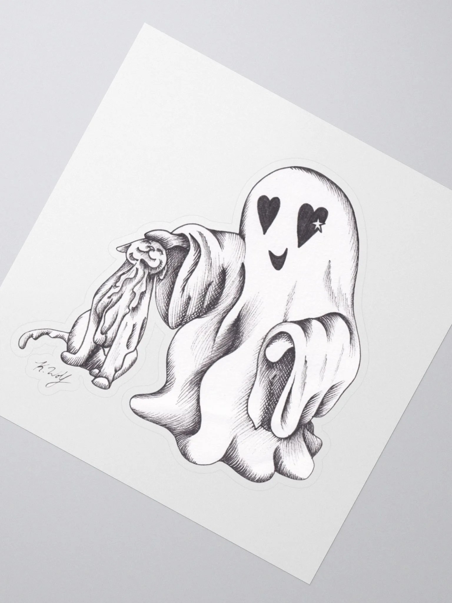 Ghost Cat and Ghost Stickers product image (2)