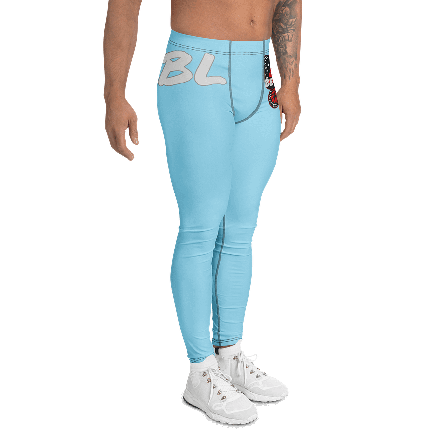 Be Lovely Butterfly Men's Leggings Columbia Blue product image (3)