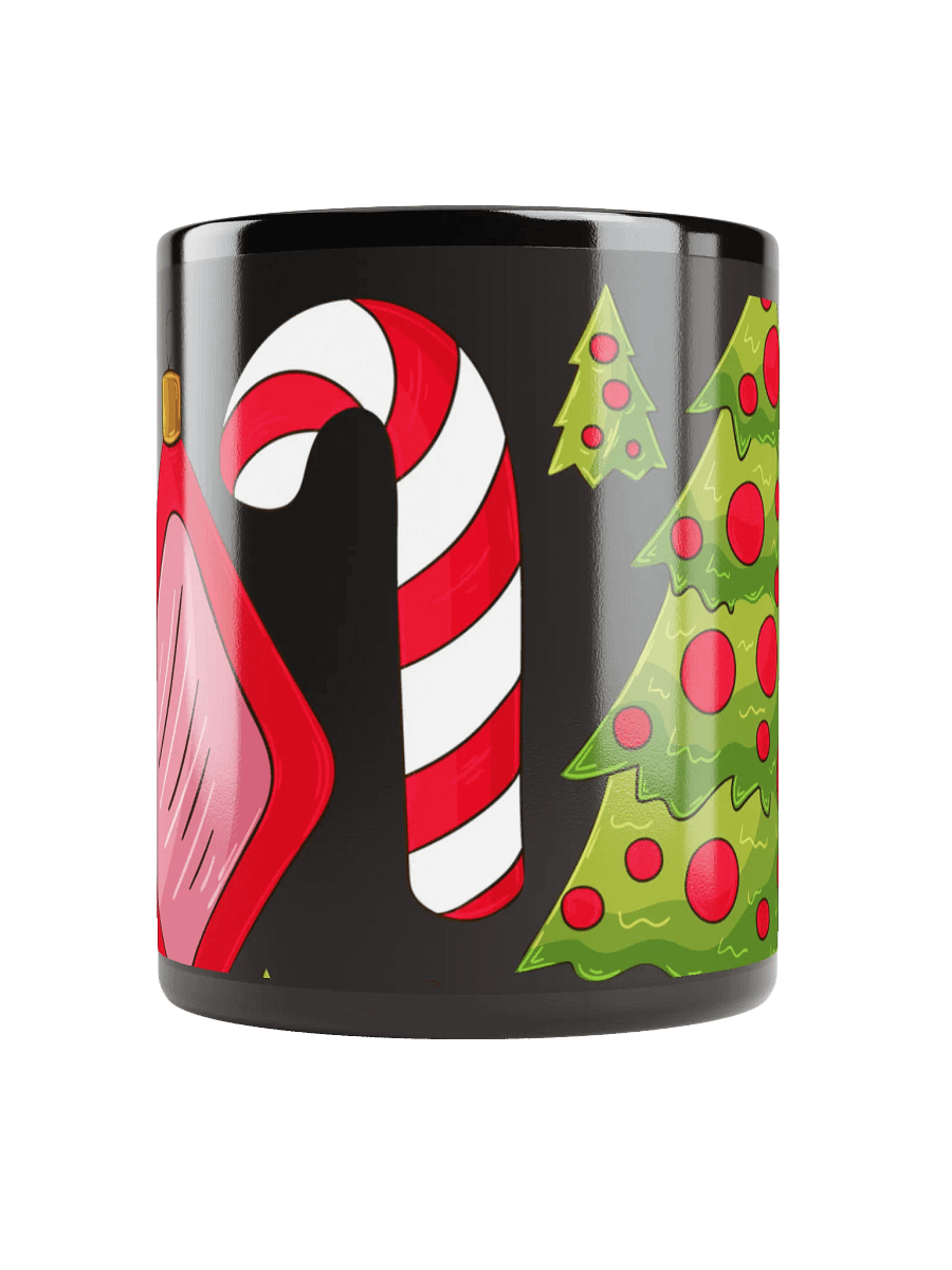 Christmas Delight Black Glossy Mug product image (9)