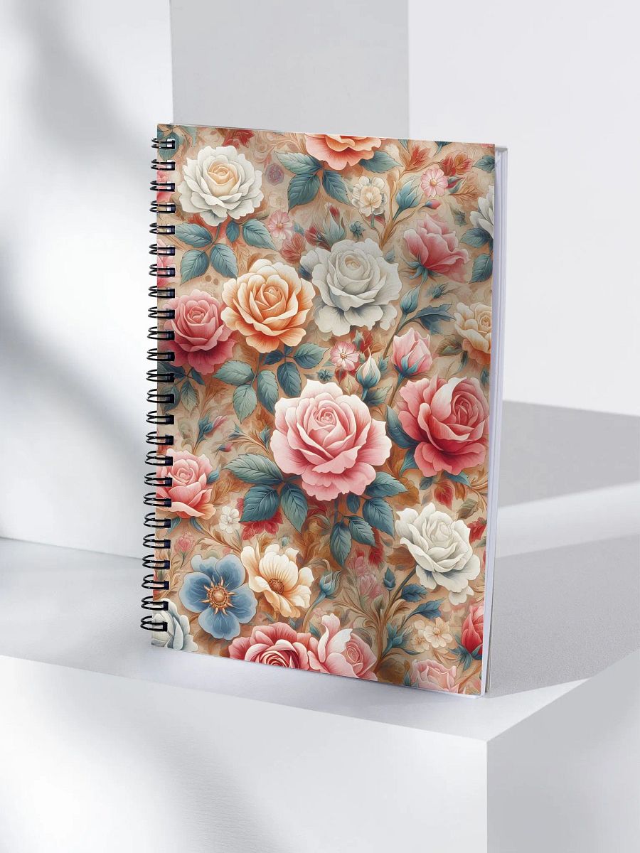 Royal Floral Spiral Notebook product image (4)