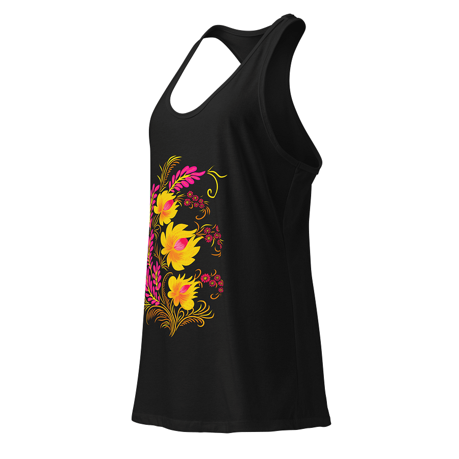 Vibrant Floral Racerback Tank product image (5)