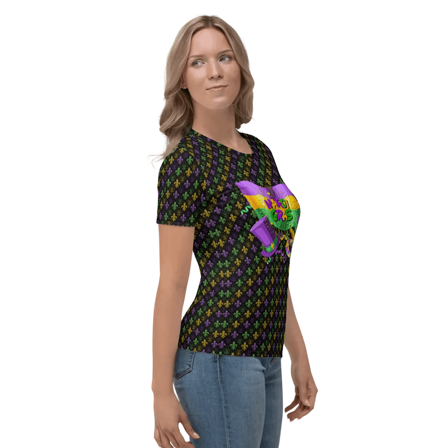 Mardi Gra All Over Print T-shirt product image (4)