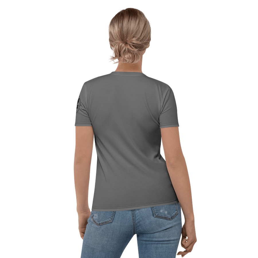 Fancy Lads Women's Grey T-shirt "I Don't Litter But I Do Throw Plastic In The Woods" product image (3)