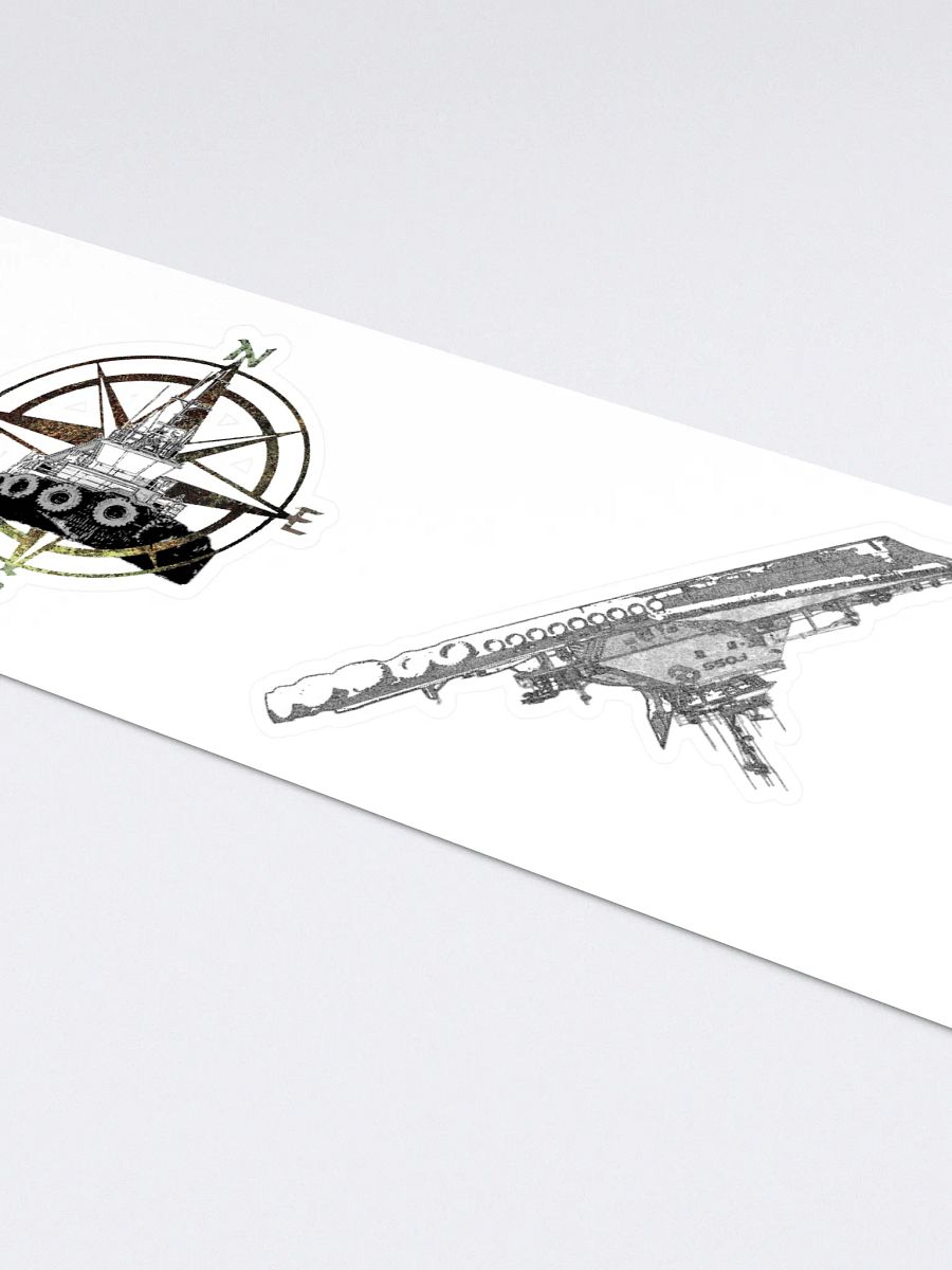 Mixed design Foss Tug sticker sheet (sheet size 15" x 3.75") Kiss Cut Stickers product image (4)