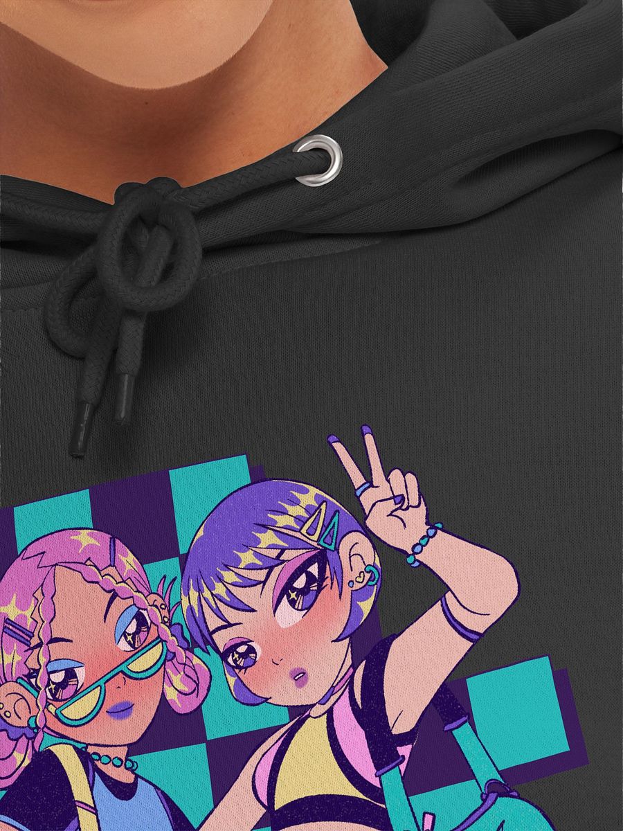 Vibrant Fashionistas Cartoon Hoodie product image (56)