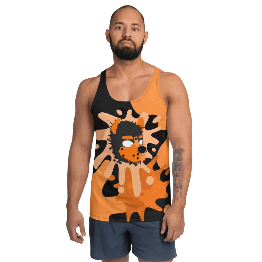 Dark Chaos Splatter Tank - Orange product image (3)