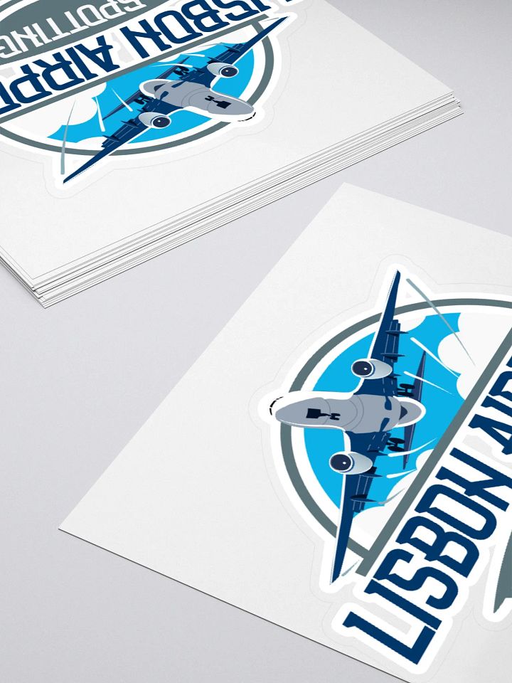 Lisbon Airport Spotting Stickers (White background) product image (1)