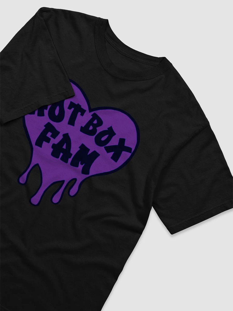 UNISEX HOT BOX FAM SOLID DARK PURPLE LOGO TEE product image (32)