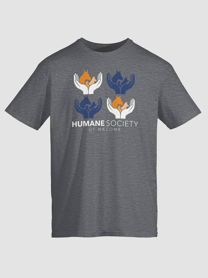Humane Society of Macomb Colored Logo T-Shirt product image (1)